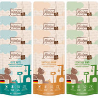 Produktbild von MjAMjAM Probierpaket Katzen Nassfutter Creme Mix 12 x 125 g Getreidefrei Monoprotein Adult - 12 x 125 g