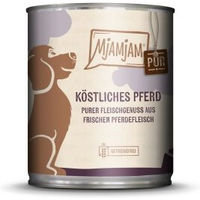 Produktbild von MjAMjAM Pur Adult Pferd Hundefutter glutenfrei ohne Konservierungsstoffe und Zucker 6x800 g - 6 x 800 g