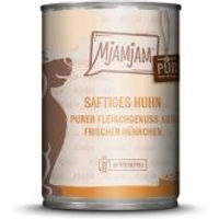 Produktbild von MjAMjAM Pur Hundefutter Adult Huhn glutenfrei mit hohem Fleischanteil 6x400g - 6 x 400 g