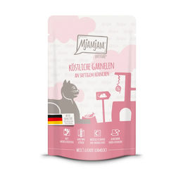 Produktbild von MjAMjAM Quetschie Creme Garnelen an Hühnchen 48x125g