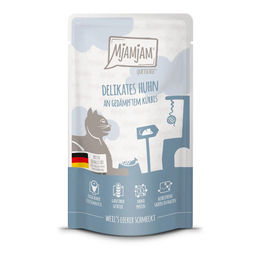 Produktbild von MjAMjAM Quetschie Huhn an Kürbis 12x125g