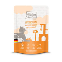 Produktbild von MjAMjAM Quetschie Hundefutter Huhn mit Möhrchen in Sauce 6x300g