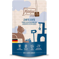Produktbild von MjAMjAM Quetschie Katzen Creme Ente mit hohem Fleischanteil 48x125g