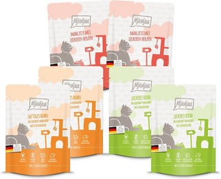 Produktbild von MjAMjAM Quetschie Mahlzeiten Mixpaket Huhn und Rind 24x300g - 24 x 300 g