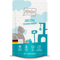 Produktbild von MjAMjAM Quetschie Monoprotein Creme Ziege mit Möhrchen 12x125g - 12 x 125 g