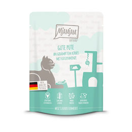 Produktbild von MjAMjAM Quetschie Mousse Pute mit gedämpftem Kürbis 6x300g