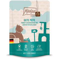 Produktbild von MjAMjAM Quetschie Purer Fleischgenuss Pute Monoprotein Creme 6x300g