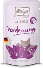 MjAMjAM Quetschie Wellness Verdauung Huhn Nassfutter 12x125g – Bild 1 von 2