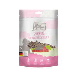 Produktbild von MjAMjAM Snackbag Katzen Leckerli Wildlachs Adult 3 x 125 g