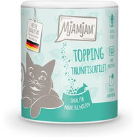 Produktbild von MjAMjAM Topping Thunfischfilet gefriergetrocknetes Topping Powder für Katzen 60g