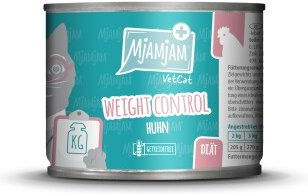 Produktbild von MjAMjAM VetCat Diät Nassfutter Katze Adult Huhn Weight Control 6x200g - 6 x 200 g