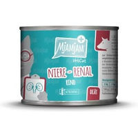 Produktbild von MjAMjAM VetCat Diät Niere Renal Nassfutter für Katzen Adult Rind 6x200 g - 6 x 200 g