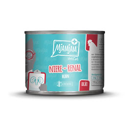 Produktbild von MjAMjAM VetCat Diätfutter Renal Huhn Nassfutter für Katzen 6x200g