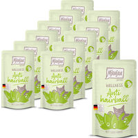 Produktbild von MjAMjAM Wellness Anti Hairball Katzenfutter Huhn Monoprotein Adult 12 x 125 g