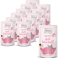 Produktbild von MjAMjAM Wellness Anti Hairball Katzenfutter Rind Adult mit hohem Fleischanteil ohne Zucker 12 x 125 g