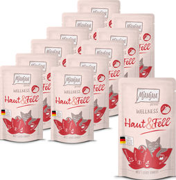 Produktbild von MjAMjAM Wellness Haut und Fell Hund Adult Rind Getreidefrei 12 x 125 g