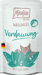 MjAMjAM Wellness Verdauung Katzen Adult Rind Getreidefrei Monoprotein 12 x 125 g - 12 x 125 g – Bild 1 von 4