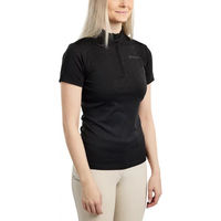 Produktbild von MoCilia Reitshirt Damen Jacquard Schwarz Größe S