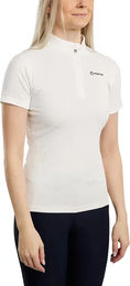 Produktbild von MoCilia Reitshirt Damen Jacquard Weiß Größe S
