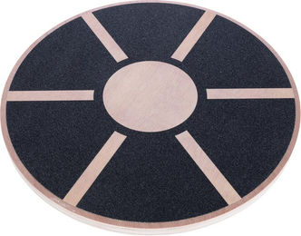Modern Living Balance Trainer Cofield Agility-Gerät aus Holz in Schwarz Ø 39,5 x H 8 cm – Bild 1 von 1