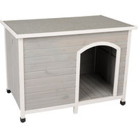 Produktbild von Modern Living Bergen Faltbare Hundehütte aus Holz in Größe L mit wasserdichtem Material