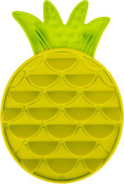 Modern Living Brasilia Schleckmatte Ananas aus Silikon für Intelligenzspielzeug L 30 x B 20 x H 2,7 cm – Bild 1 von 1