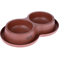 Produktbild von Modern Living Doppelnapf Fujian aus Bambus 2 x 550 ml Braun - 550 ml