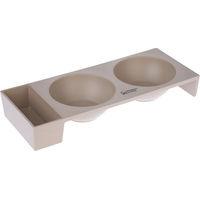 Produktbild von Modern Living Doppelnapf Kioto aus Bambus Beige 2 x 450 ml - 0,45 l