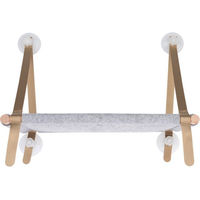 Produktbild von Modern Living Fensterliege Billund Katzenkissen aus Holz in Grau L 54 x B 31,5 x H 42 cm