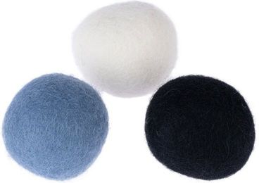 Produktbild von Modern Living Filzkugel-Set Tallinn Katzen Spielzeug aus Filz 3er Pack