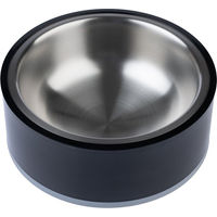 Produktbild von Modern Living Futternapf Bilbao für Hunde aus Edelstahl 1200 ml Schwarz Silber - 1200 ml