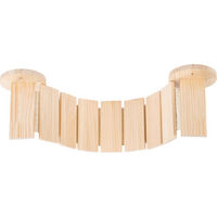 Produktbild von Modern Living Hängebrücke Sia Kratzmöbel aus Holz zur Wandmontage Beige 83cm