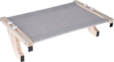Produktbild von Modern Living Hängematte Visby für Katzen aus Stoff in Grau L 60 x B 38 x H 17 cm