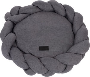 Produktbild von Modern Living Hundebett Durban Grau Ø 70 x H 16 cm aus Polyester