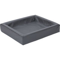 Produktbild von Modern Living Hundebett Granit aus Kunstleder Größe M 85 x 70 x 15 cm Grau