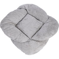 Produktbild von Modern Living Hundebett Medan Grau aus Polyester für kleine bis mittlere Hunde 85 x 85 x 20 cm
