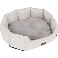 Produktbild von Modern Living Hundebett Phoenix für alle Altersstufen in Beige Weiß Grau L 77 x B 65 x H 23 cm