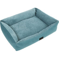 Produktbild von Modern Living Hundebett Portland Größe L Blau Türkis 100 x 70 x 16 cm
