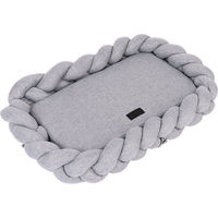 Produktbild von Modern Living Hundebett Pretoria Grau aus Polyester L 104 x B 68 x H 10 cm