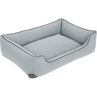 Produktbild von Modern Living Hundebett Skara mit Memory-Foam-Flocken für Gelenke, Hellgrau, Größe M (100 x 70 x 21 cm)
