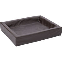 Produktbild von Modern Living Hundebett Tabac aus Kunstleder Größe L 100 x 80 x 15 cm Braun