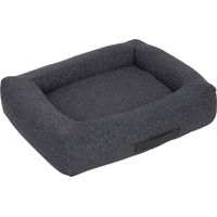 Produktbild von Modern Living Hundebett Vienna Größe S in Schwarz und Grau aus Polyester L 80 x B 65 x H 19 cm