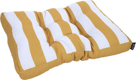 Produktbild von Modern Living Hundekissen Bari aus Polyester in Gelb-Weiß L 100 x B 70 x H 10 cm