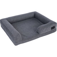 Produktbild von Modern Living Hundesofa Manila Hundebett Grau Größe S 66 x 53 x 14 cm