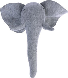 Produktbild von Modern Living Hundespielzeug Chiang Mai Plüschspielzeug Grau aus Polyester L 45 x B 40 x H 18 cm