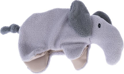 Produktbild von Modern Living Hundespielzeug Chobe Plüschspielzeug Grau aus Polyester L 25 x B 15 x H 6 cm