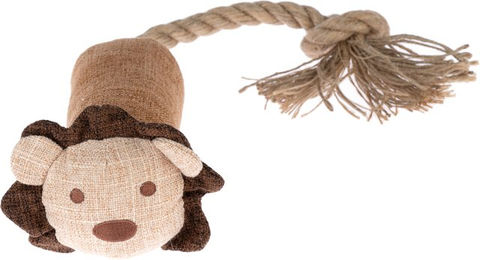 Produktbild von Modern Living Hundespielzeug Kruger Lion Kauspielzeug aus Polyester in Braun und Beige