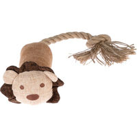 Produktbild von Modern Living Hundespielzeug Kruger Lion Kauspielzeug aus Polyester in Braun und Beige