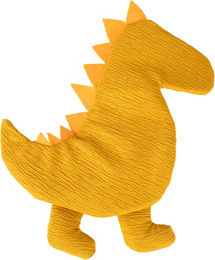 Produktbild von Modern Living Hundespielzeug Teruel Dino Quietschspielzeug aus Polyester Gelb Orange 25 x 20 x 2 cm