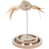 Produktbild von Modern Living Interaktives Katzenspielzeug Comporta aus Holz in Beige - 1 Stk.